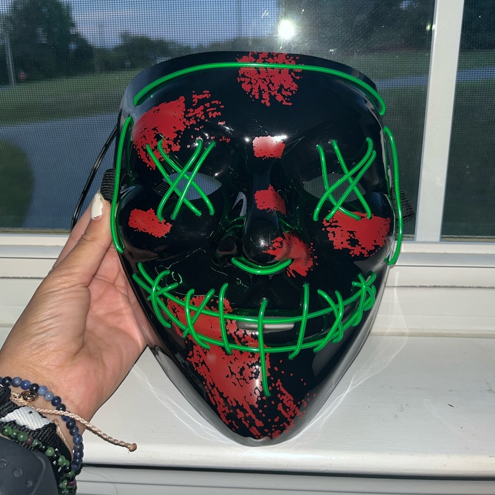 purge inspired mask light up mask